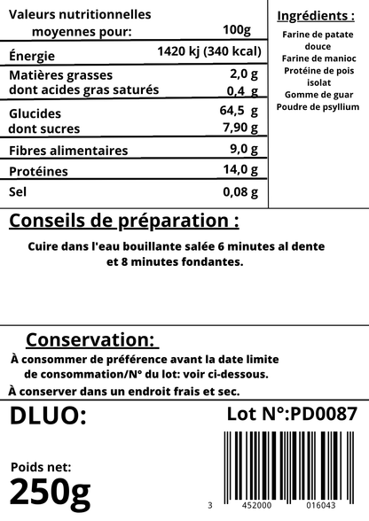 MACCHERONI PATATE DOUCE